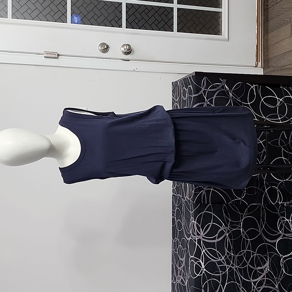 Banana Republic Navy Peekaboo Dress